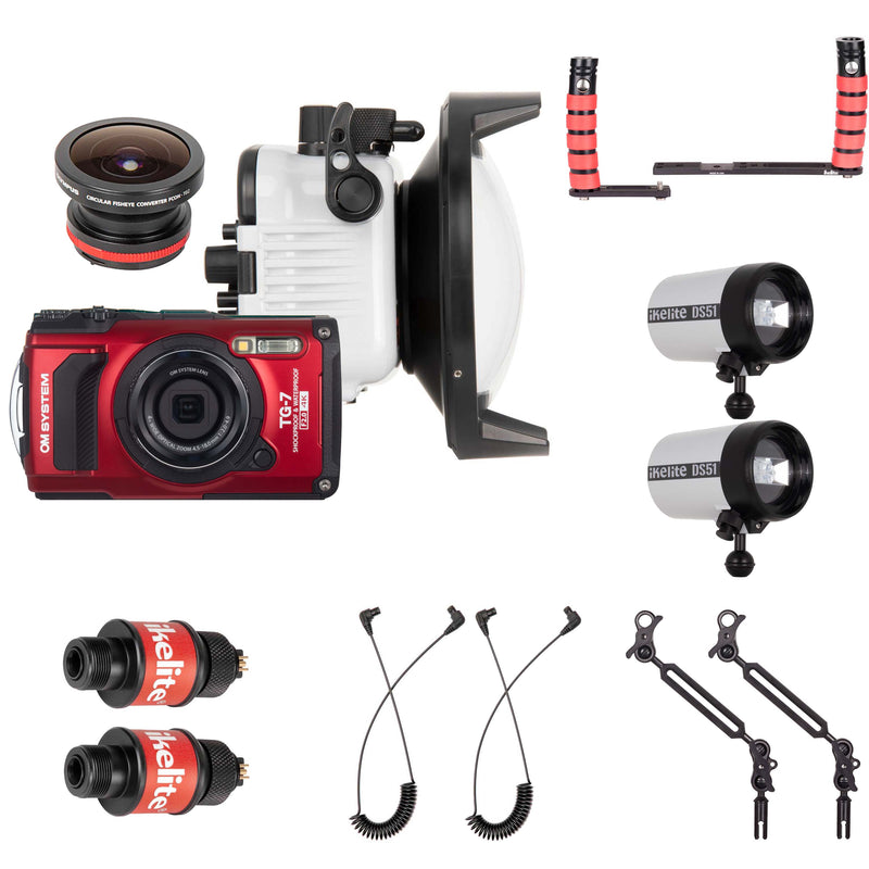 ikelite-om-tough-tg-7-wide-angle-kit-w-dome-strobes-camera