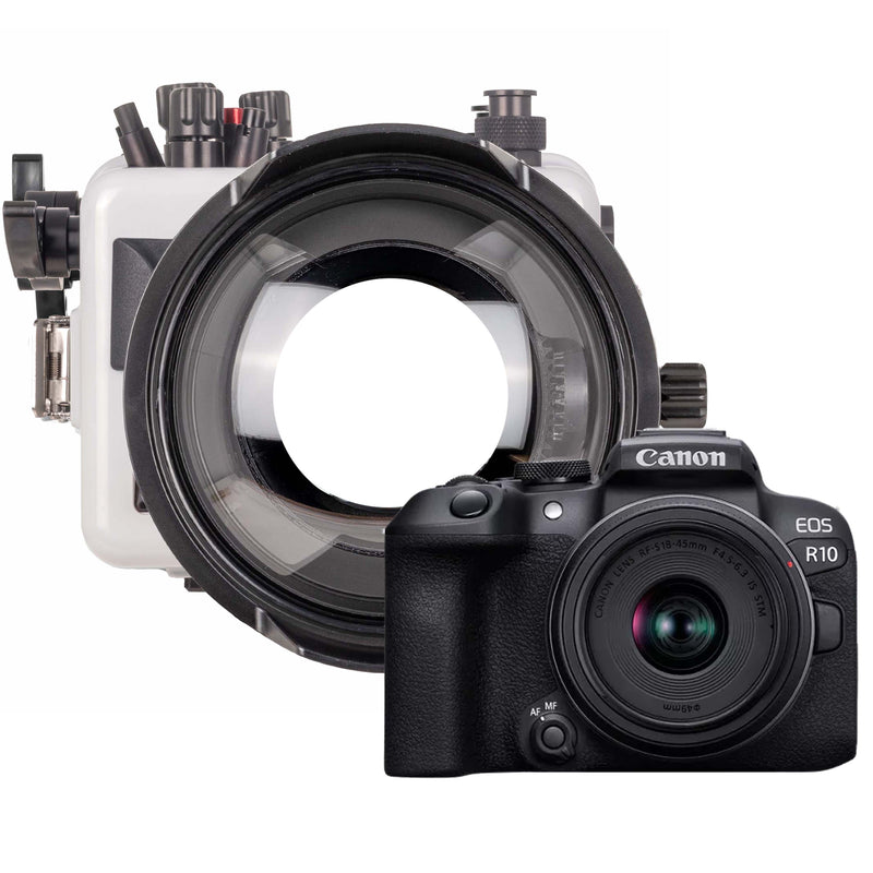 ikelite-canon-eos-r10-housing-kit-w-camera-18-45mm-lens – Optical
