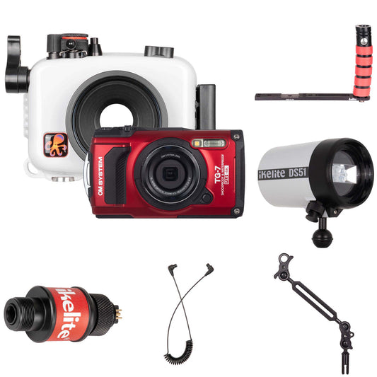 OM TOUGH TG-7 DELUXE KIT W/ STROBE & CAMERA