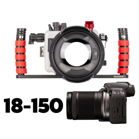 200DLM/D Underwater Housing, Canon EOS R10, and 18-150mm Lens Kit [Fiber Optic Update]