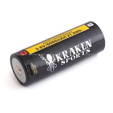 Kraken 26650 6000mAh Built in USB Charger